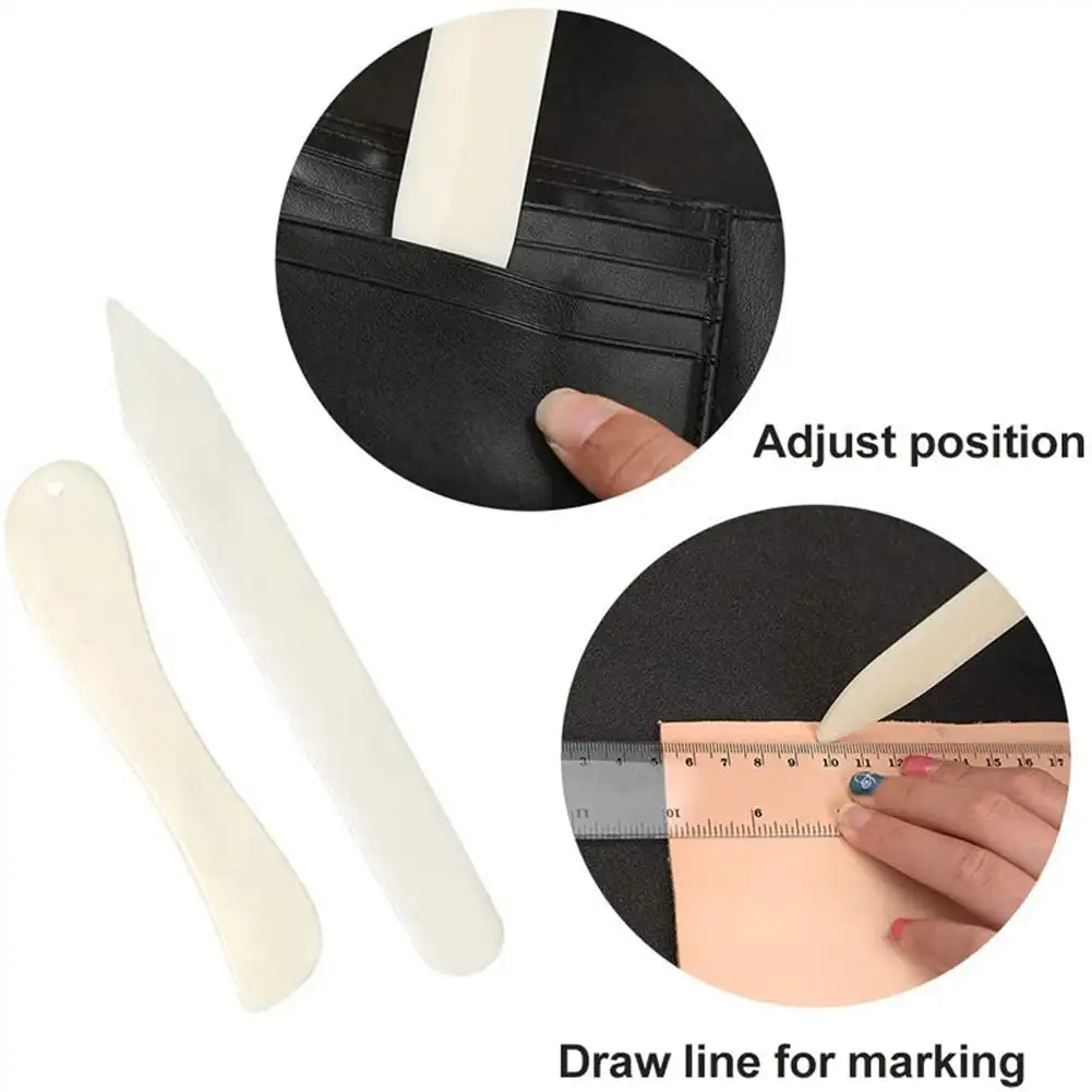 Leather Craft Tools Bone Folder For Leather Scoring Folding Creasing Edges Paper Handmade Sewing Tools Accessories