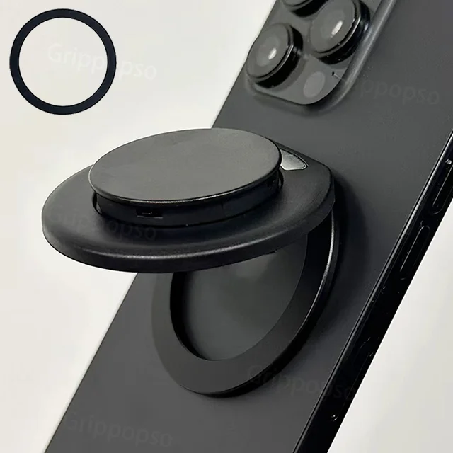 Grippopso Magnetic Cellphone Holder with Hidden Stand and Universal Desktop Mount