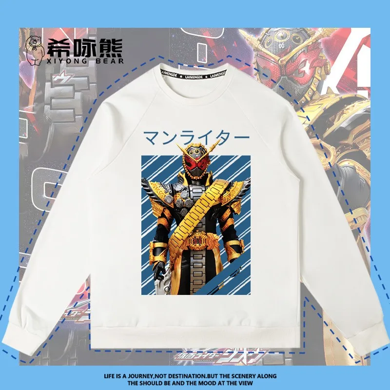 

Japanese Kamen Knight Joint Boy Spring Crewneck Hoodie Meet The Devil When King Emperor Riding Zero Pole Fox Around Clothes