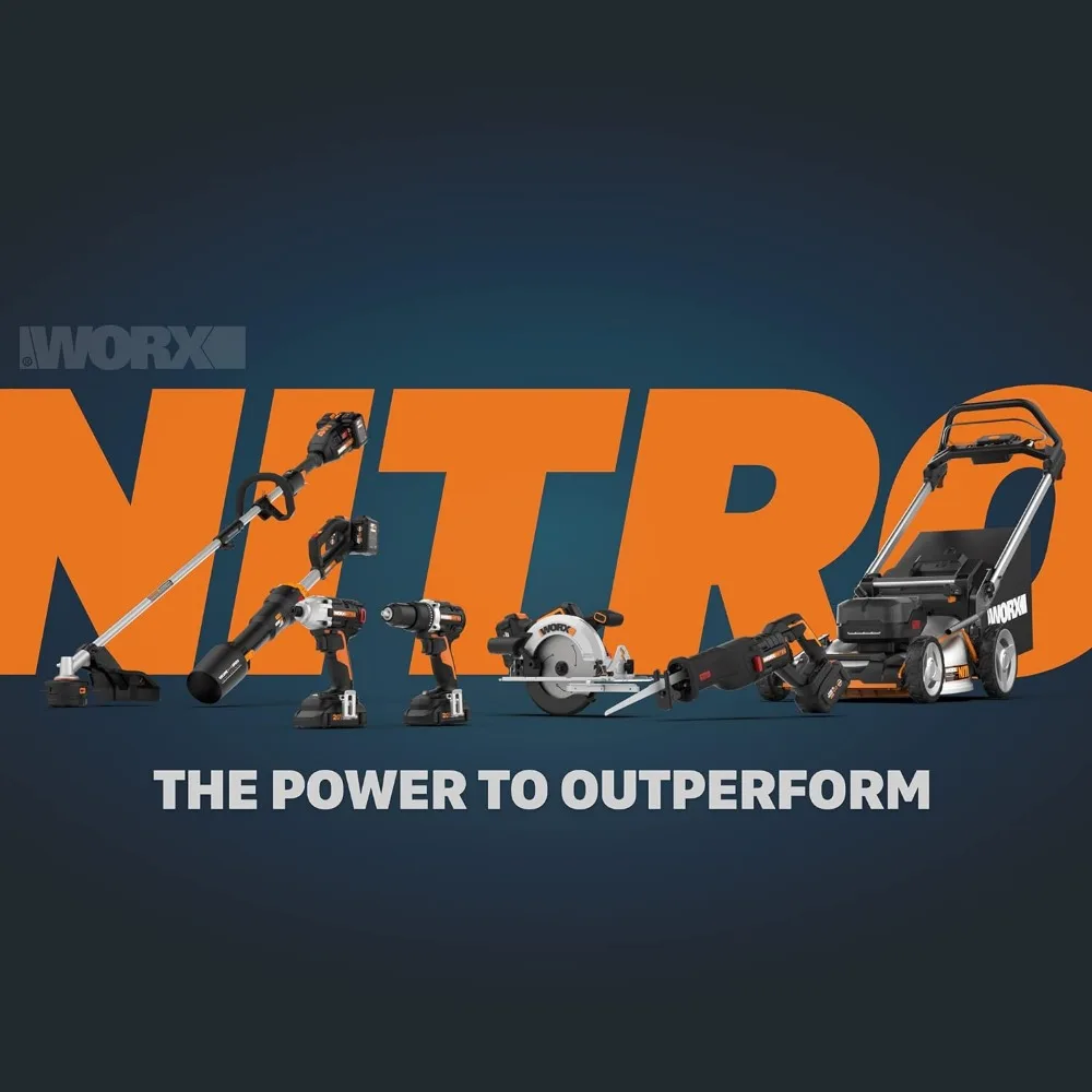 Worx Nitro WX520L.9 20V Power Share 7.25" Cordless Circular Saw with Brushless Motor (Tool Only) 6