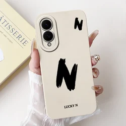 Luxury Crown & Floral Painted Silicone Phone Case - Simple Fashion Letters Design - Samsung S25 Edge (TYbai - 10N)