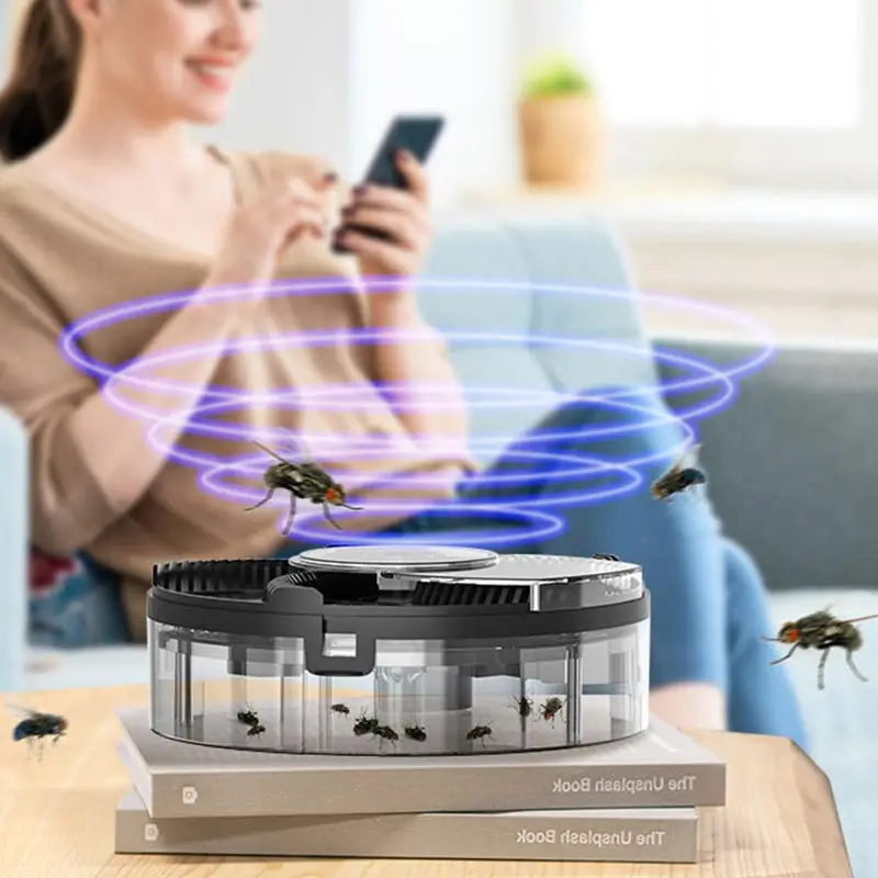 Electric Flies Killer Fly Trap Automatic Pest Catcher Fly Killer Pest Reject Control Repeller Indoor Outdoor Flycatcher Househol