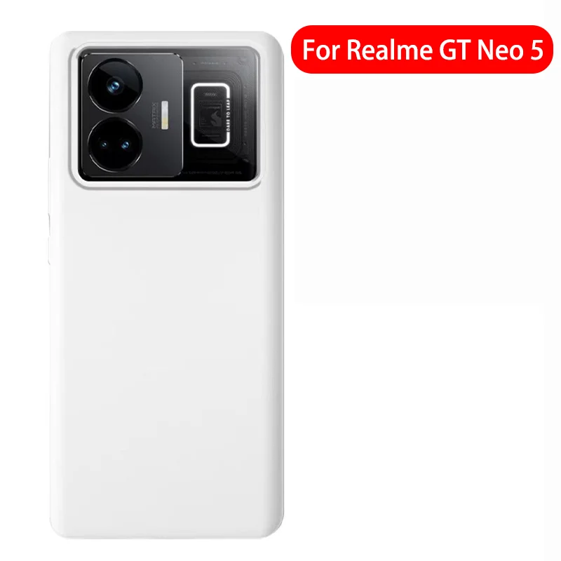 Premium Genuine Silicone Case with Soft Edges & Hard Back Cover