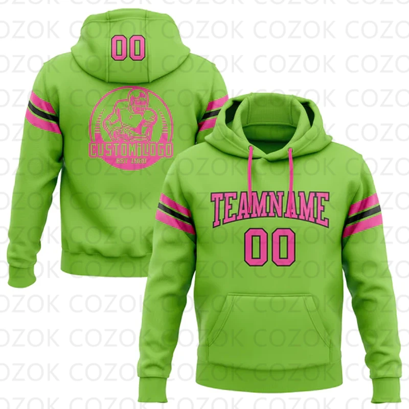 Customized Hoodie Light Blue Colour Jersey 3D Printed  Unisex Pullovers Hoodie Casual Sweatshirts