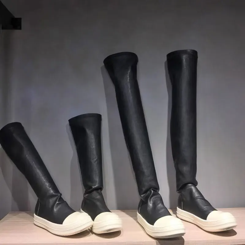Owens Women's Boots Plus Size Casual Women's Boots Sexy Over the Knee Casual Stretch Sneaker Designer Shoes