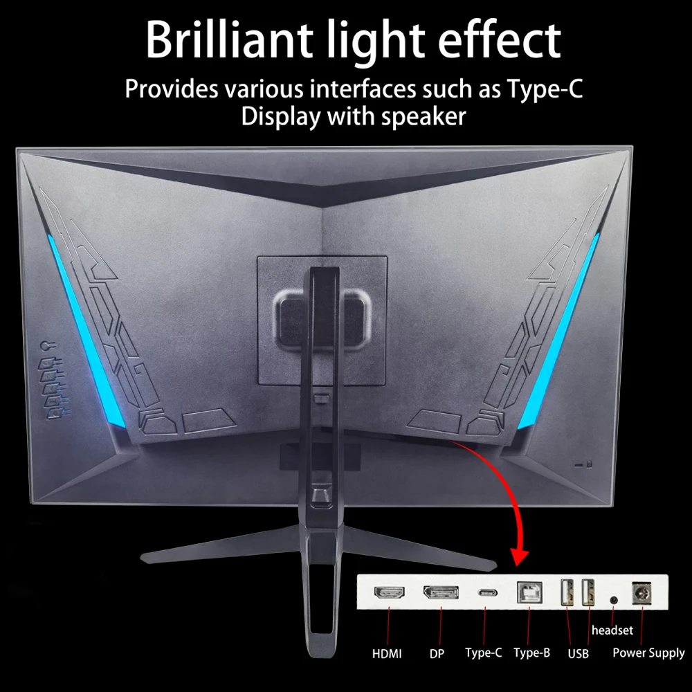 ǻ 繫 IPS 27 ġ CŸ UK Eu ÷, 165Hz 144HZ , Portatil 2k PC ̸ LCD 2560*1440 Ŀ, USB Ʈ PS5 PS4 