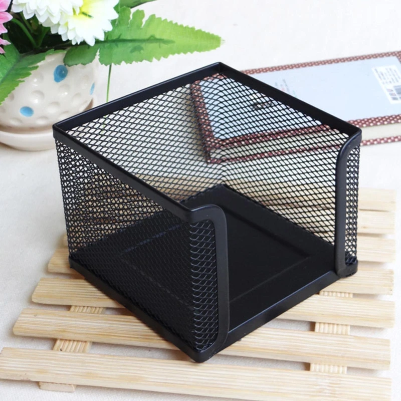 Sticky Note + Business Card Holder, Black