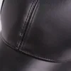 2024 New Women Men Hat PU Leather Baseball Cap Visor Light Board Solid Men Hip Hop Cap Outdoor Sun Hat Adjustable Sports Caps 4