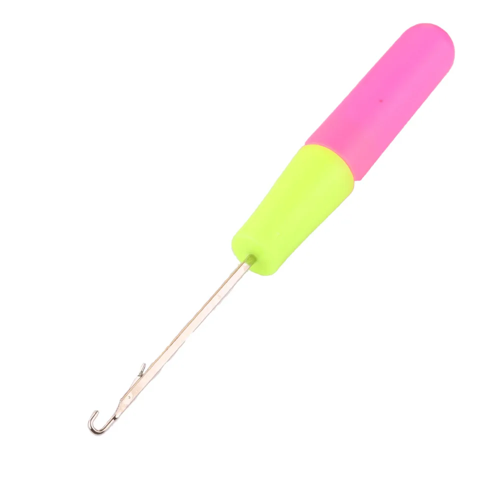 Crochet Hooks 2PCS Latch Crochet Hook Needle Plastic Knitt For Making Jumbo Braiding Dreadlock Hair Tools Weaving Dreadlock Extension