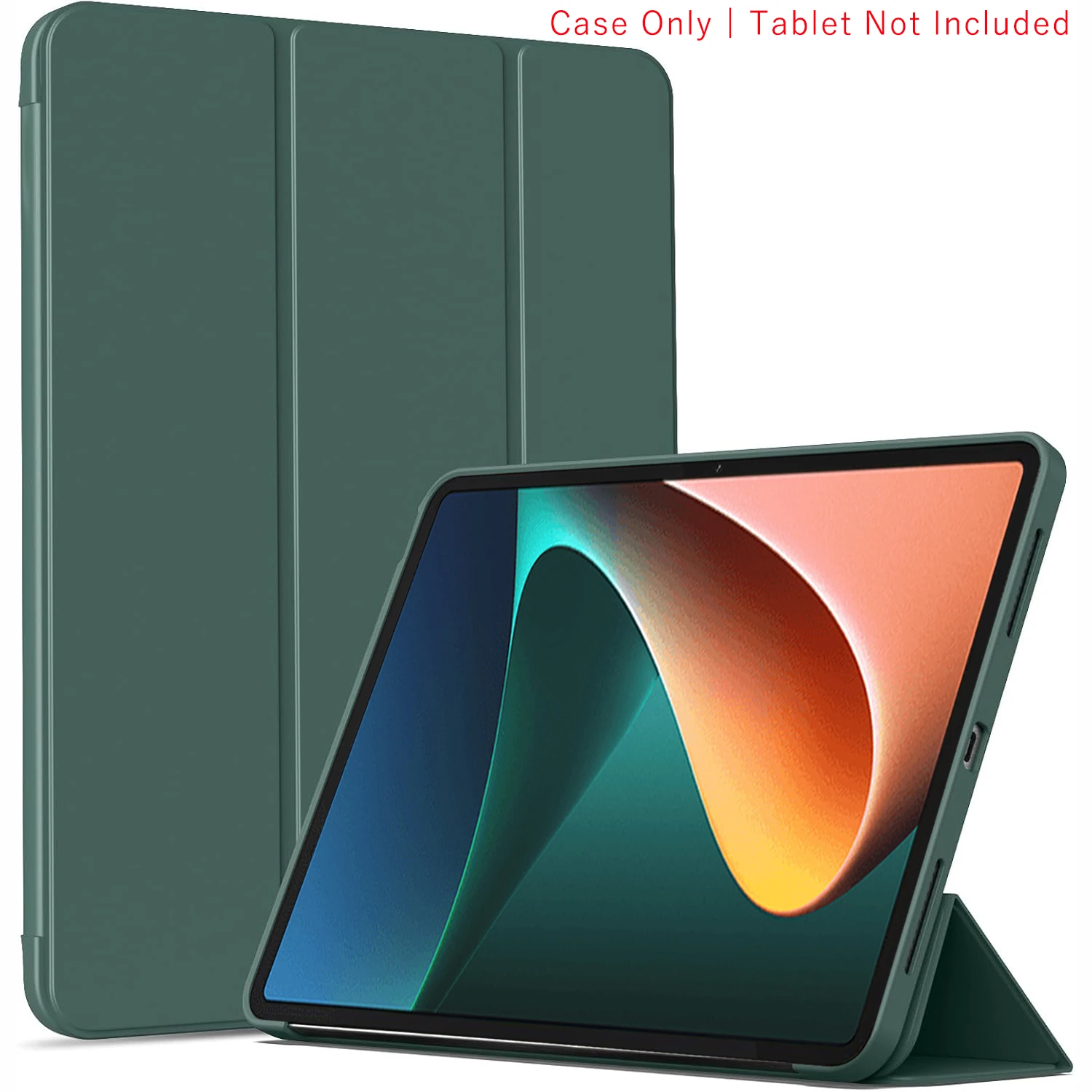 Premium Tri-fold Magnetic Stand PU Leather Protective Tablet Case with Auto Sleep/Wake Function