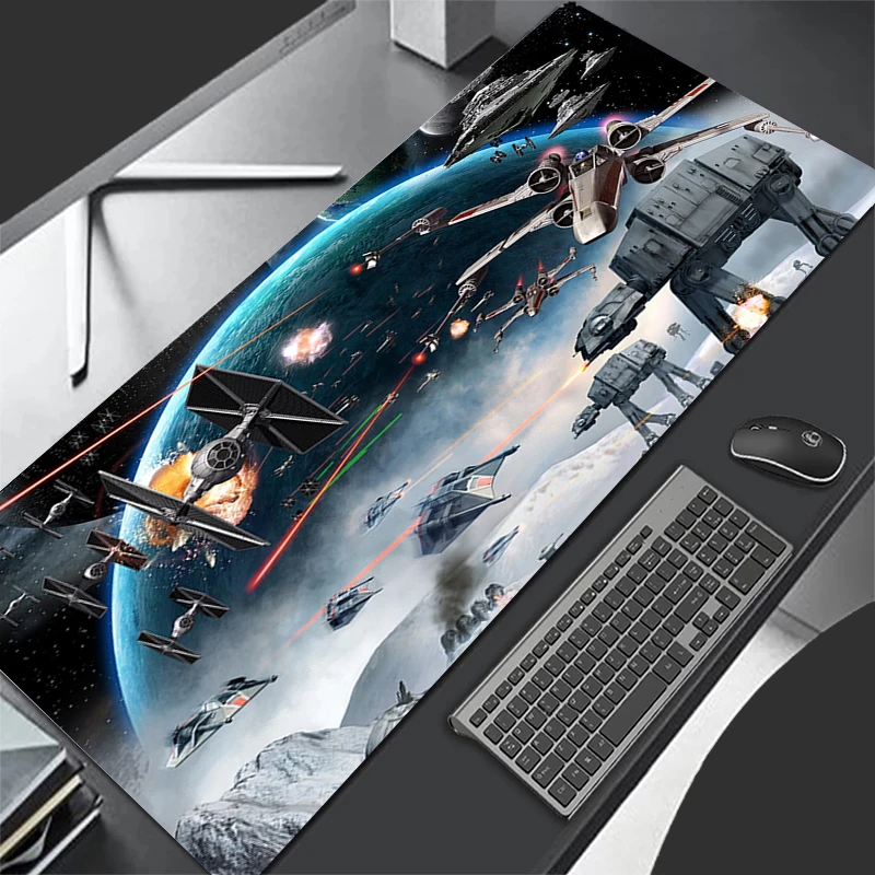Mouse pad Computer Speed type carpet mat for e-sports players Laptop Keyboard Mousepad S-star W-wars Spacecraft Office Desk Mat 3