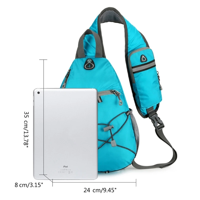 Stylish Travel Shoulder Bag for Cycling and Camping Trendy Chest Pack for Men E74B
