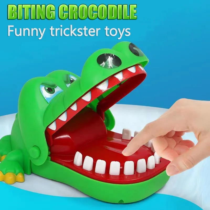 

Children's toy crocodile teeth bite finger puzzle game