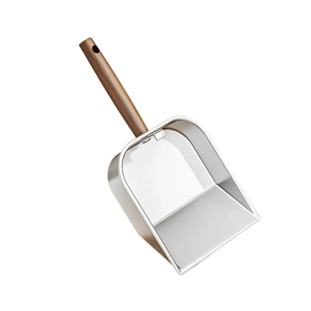 Stainless Steel Cat Litter Scoop Wooden Handle Long Handled Litter Box Shovel Easy Clean Hollow Design Kitten Poop Scooper Stainless Steel Cat Litter Scoop Wooden Handle Long Handled Litter Box Shovel Easy Clean Hollow Design Kitten Poop Scooper