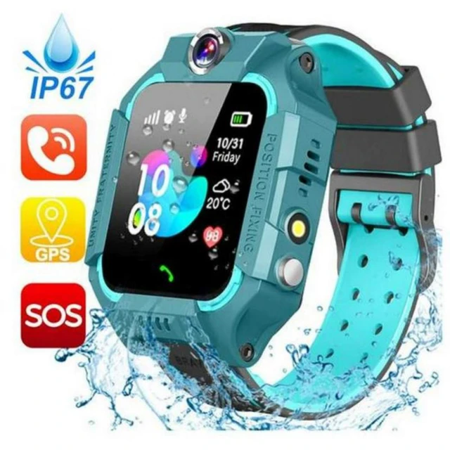 Reloj inteligente para niños, dispositivo con GPS, SOS, linterna, cámara,  monitor remoto, alarma, regalo para bebés - AliExpress