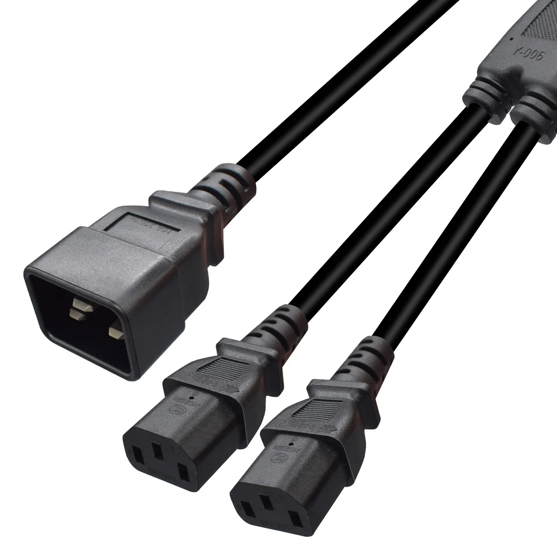 JORINDO IEC320 C20  C13 ÷׷ ȯ,   2  ȯ ̺,  UPS/PDU, 0.3M/1FT