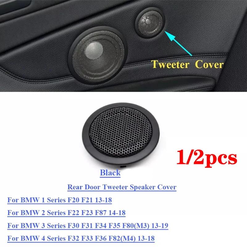 For BMW Front Rear Door Midrange Speaker Cover F30 F32 F33 F31 F34 F48 F36 F80 F39 X1 X2 3 GT 2 4 Series