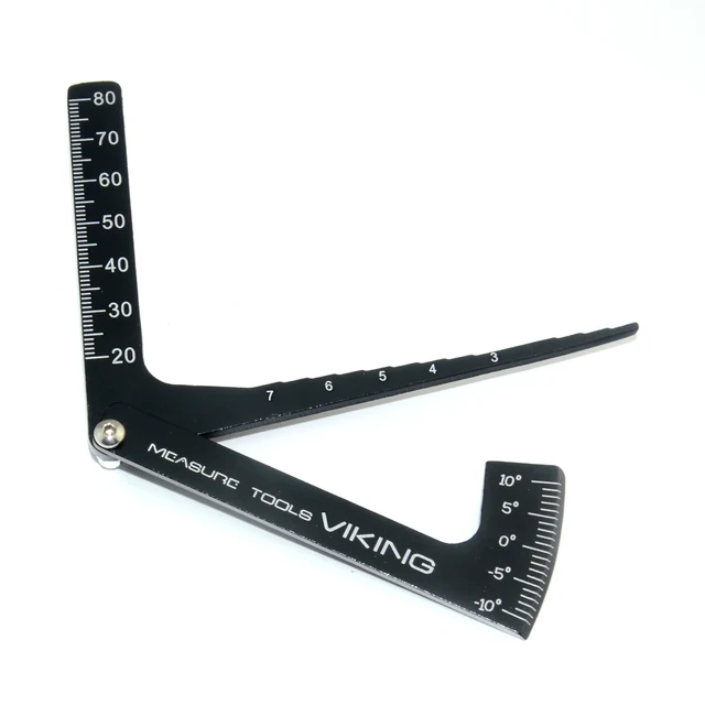 1/8 1/10 Adjustable Ruler Height Gauge RC Car Wheel Rim Camber Height