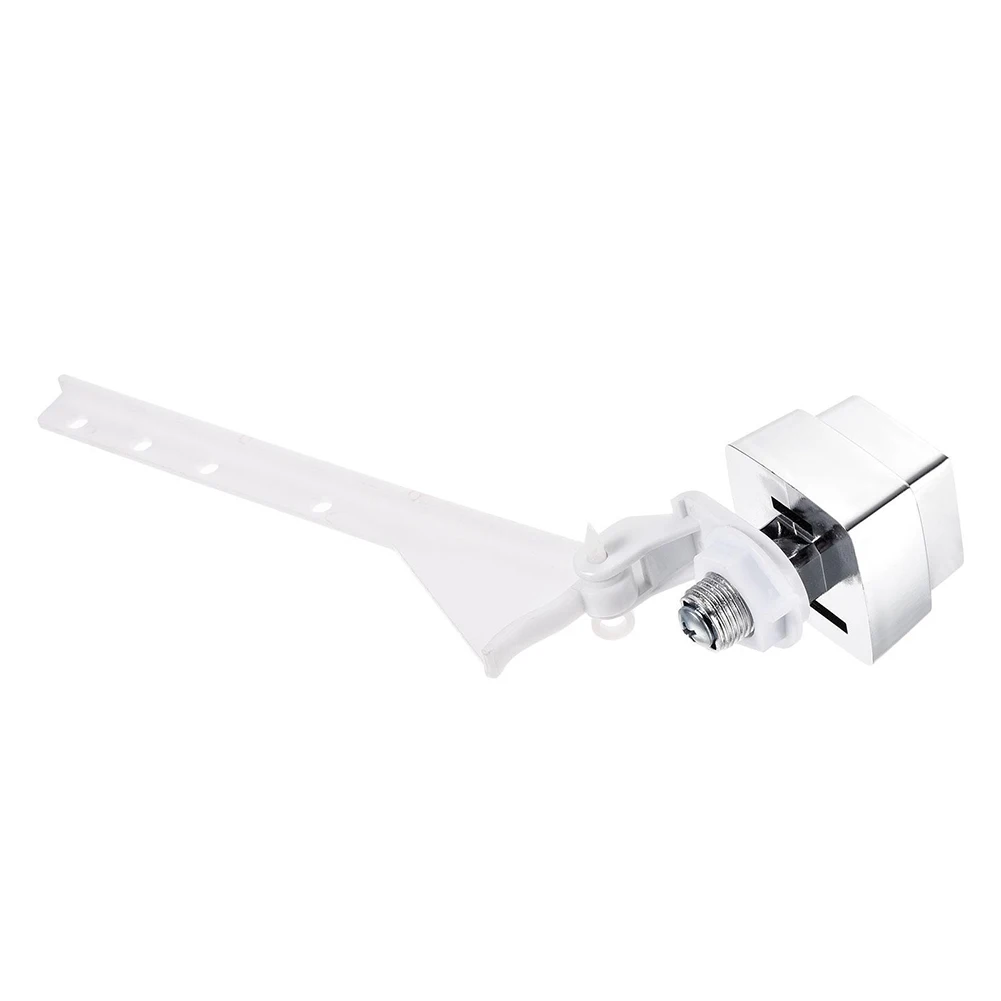 Toilet Flush Lever Handle Side Push Button Toilet Tank Handle Replacement Universal Flush Side Wrench Switch Square Side Button
