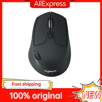 로지텍 철인 3 종 경기 멀티 디바이스 무선 마우스, 블루투스 USB 통합 수신기, 노트북 PC Mac iPadOS용 1000 DPI 8 버튼, M720 상품 이미지