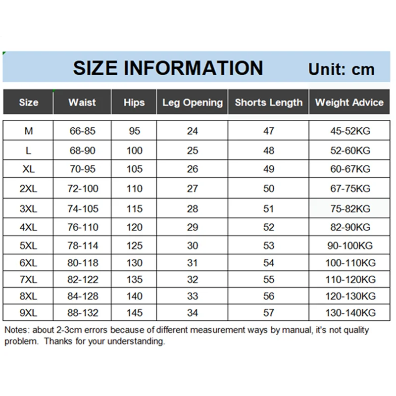 Casual Loose Fit Shorts Up To 9XL 6