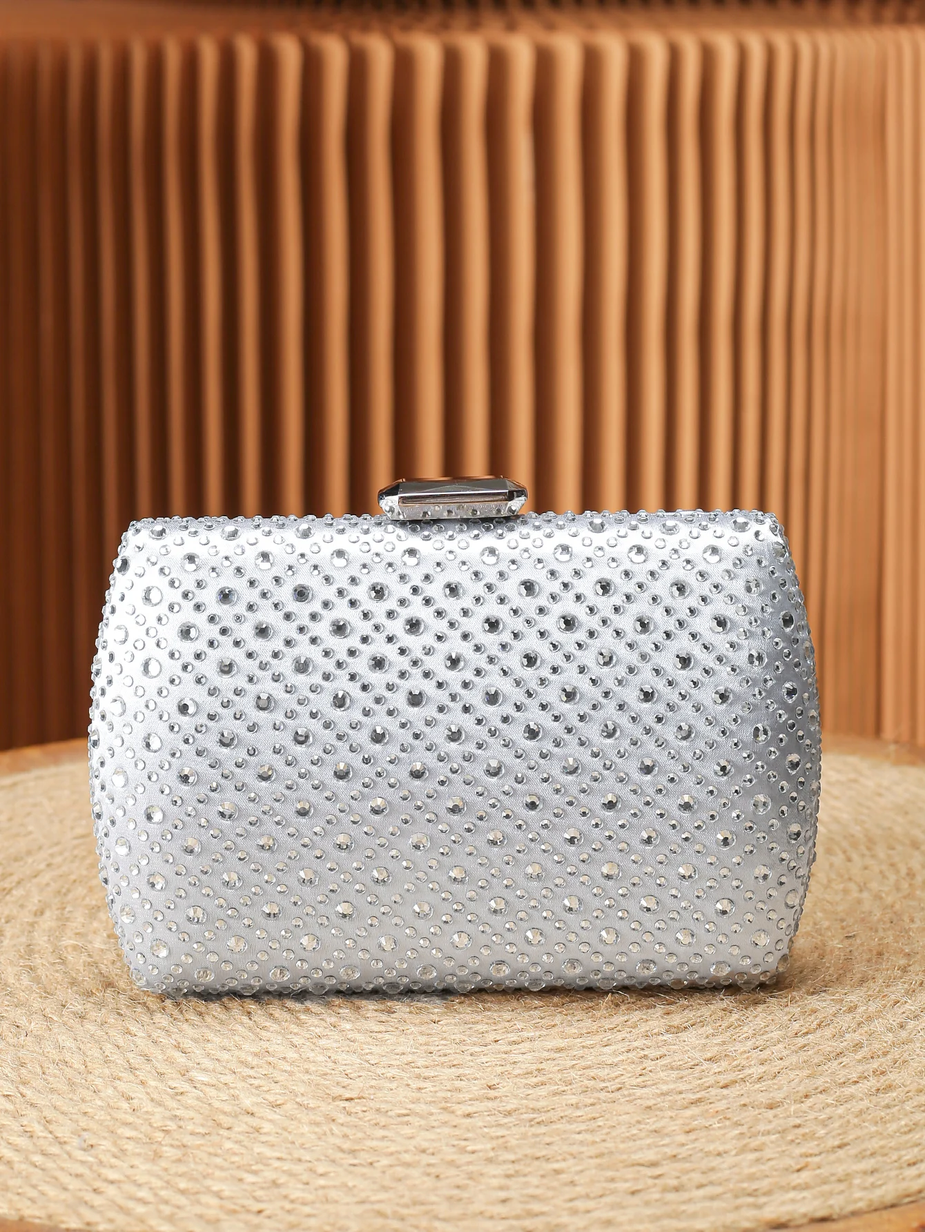 Bolsa de noite feminina brilhante strass casamento festa à noite ...