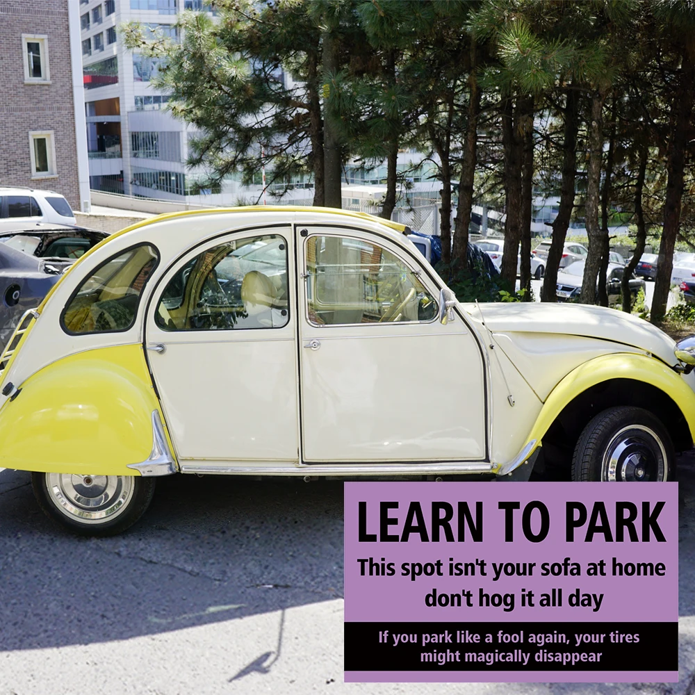 재미있는 주차 카드, 주차 배우기, 3.5x2 인치 장난 카드, 장난 운전 가짜 티켓, 미니 휴대용 장난 소품, 50 개