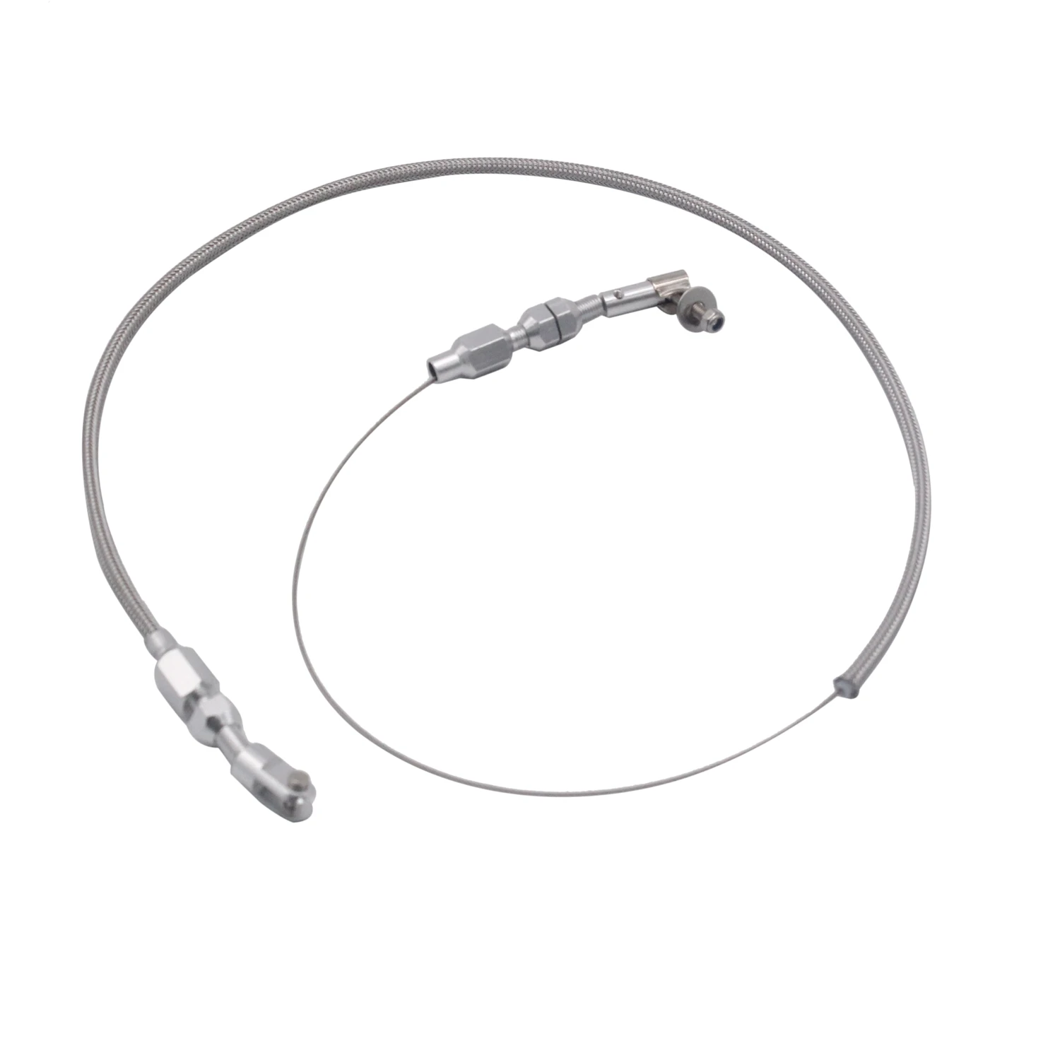 24 Inch Throttle Cable Braided Stainless Steel Universal Accelerator for Mopar Ford GM Chevrolet