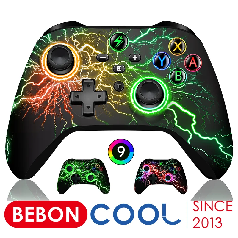 Controller Wireless Rgb Per Nintendo Switch/Oled/Lite/Android/Ios Tasti Programmabili Wired Sble Keys Switch Cablato Gamepad Per Pc