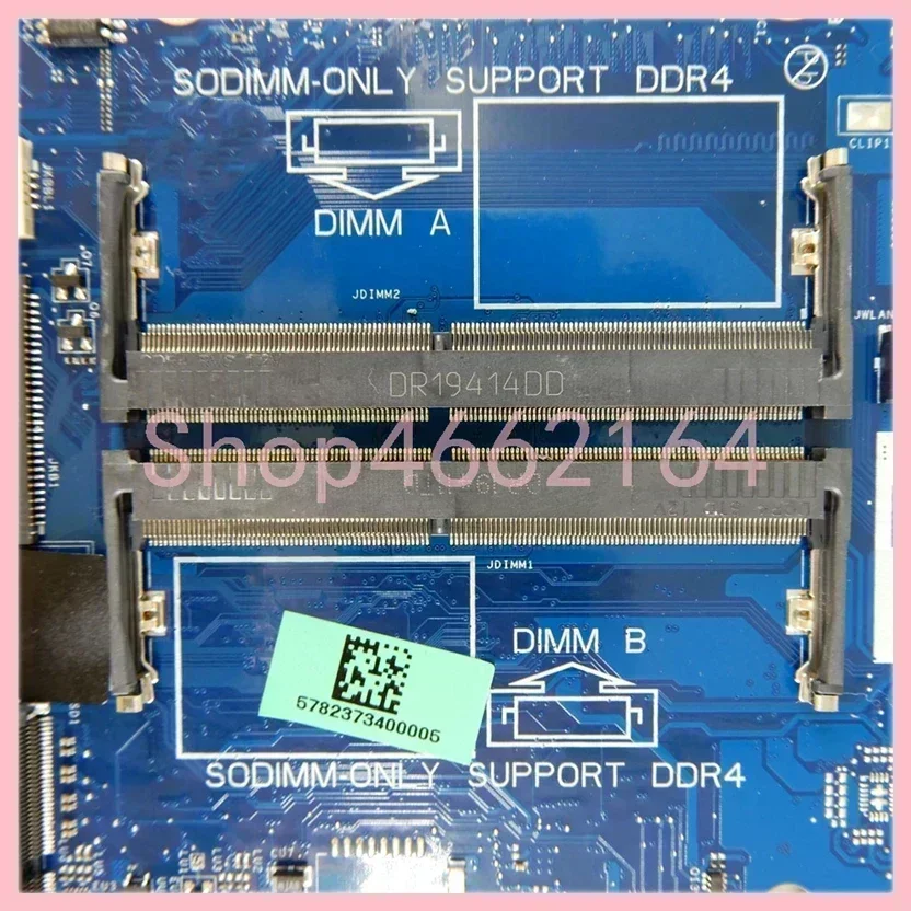 LA-J081P With i5 i7-10th Gen CPU Mainboard For Dell Vostro 3401