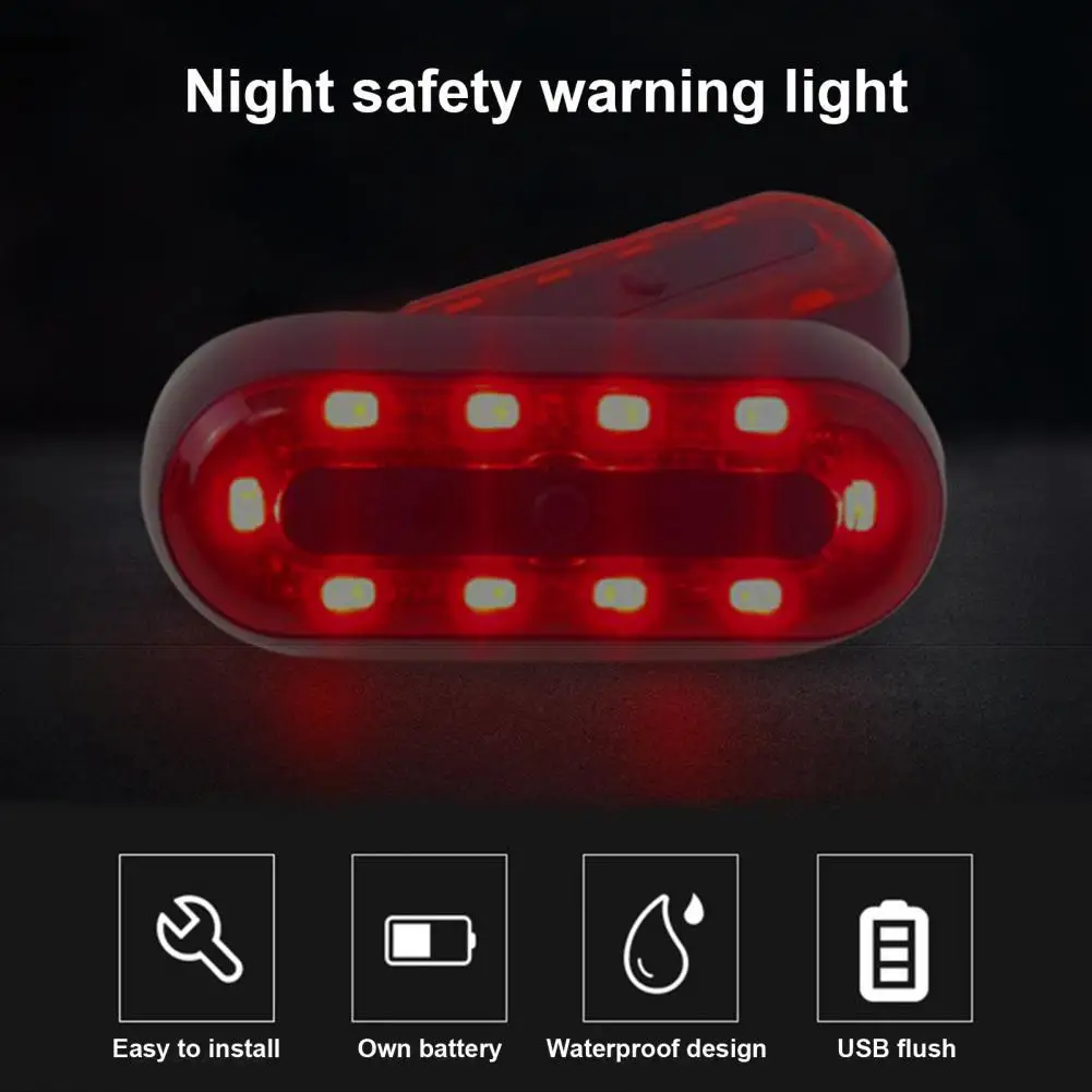 Helmet Light Useful Durable Conspicuous Safety Helmet Turn Signal Light for Cycling  Helmet Night Light  Helmet Night Light motorcycle helmet led cold light strip el waterproof sticker 4 flashing warning lights night riding helmet motor accessories