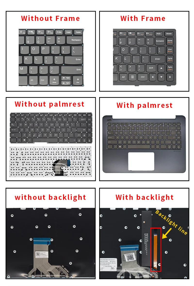 teclados de reposição
