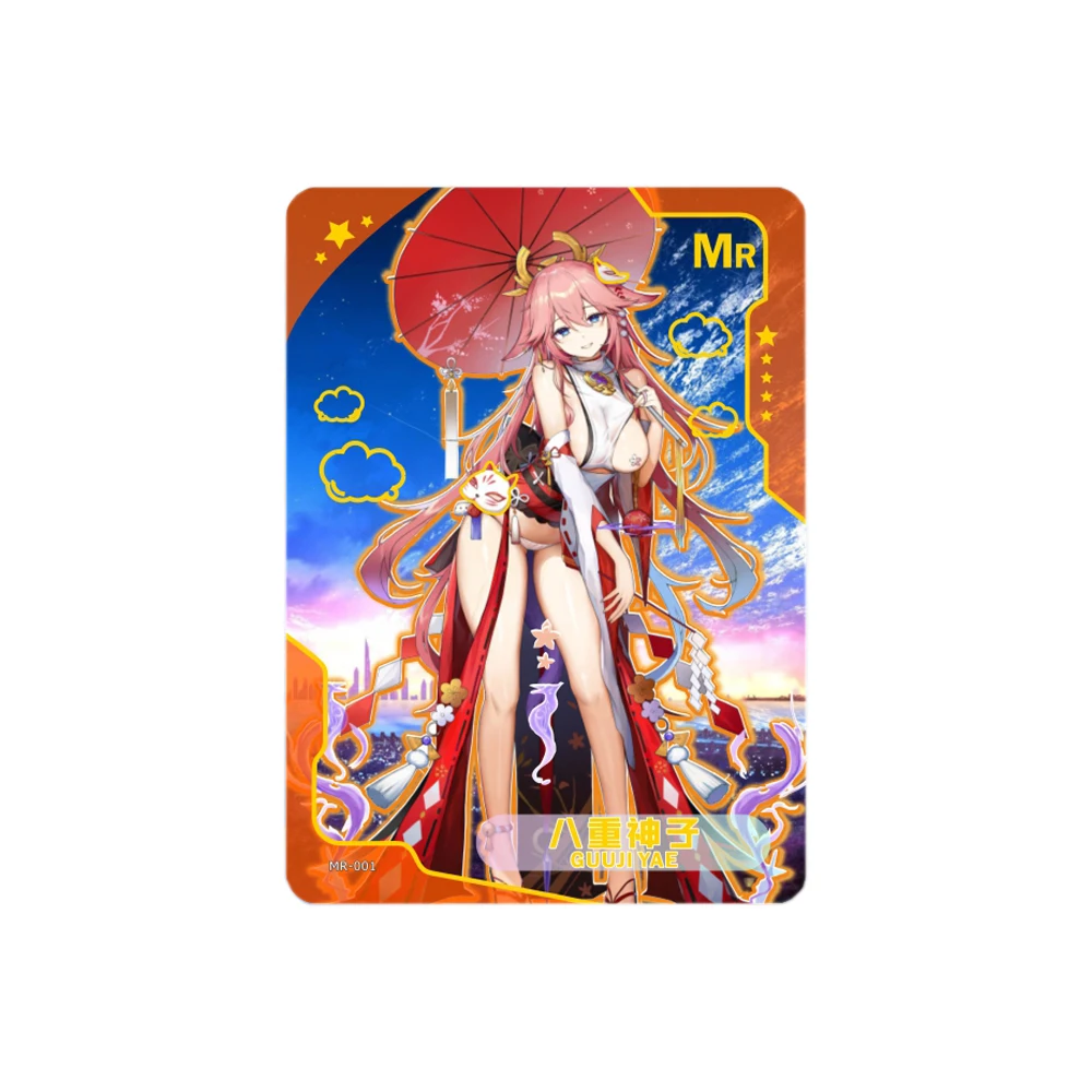 최신 Senpai 여신 원 폭탄 카드, 여아 파티 부스터 박스, TCG 애니메이션 MR 레어 비키니, 생일 어린이 장난감 게임, 크리스마스 선물