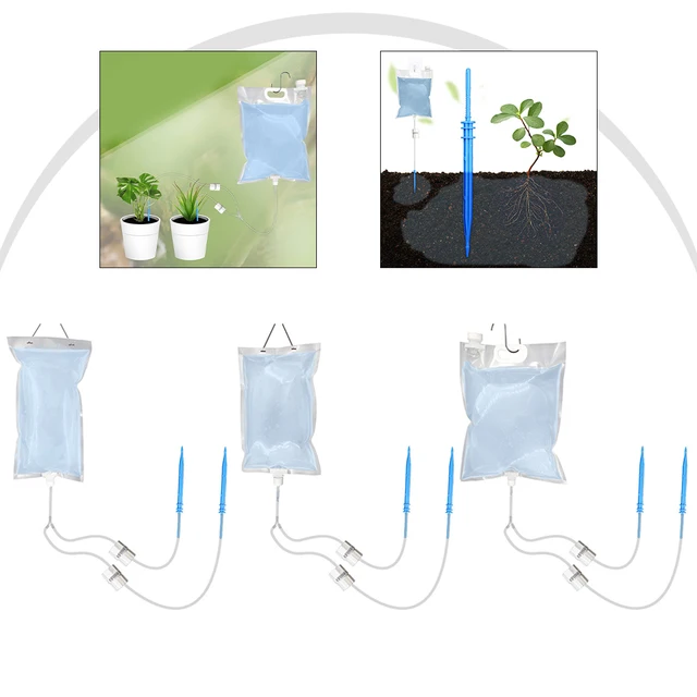Automatic Watering Bag With Flow Control Drippers Bag Indoor Garden Plant Flower Nutrient Solution With Adjustable Flow Rate 2