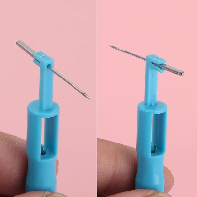 1/2pcs Automatic Sewing Threader Stitch Insertion Tool Quick Threader Needle Changer Hold Needles Firmly Sewing Supplies 4