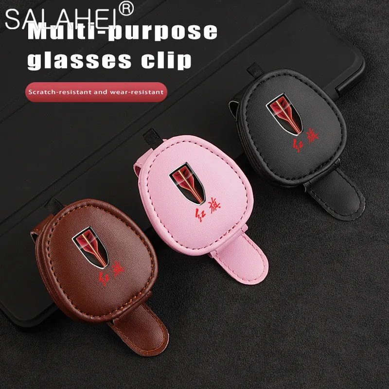 Universale Per Auto Parasole Occhiali Clip Supporto Multifunzione Per Occhiali Da Sole Per Hongqi H9 Hs5 Hs7 H7 Hs9 H5 Hs3 Ehs9 E-Hs3 E-Qm5 H9 + 2023