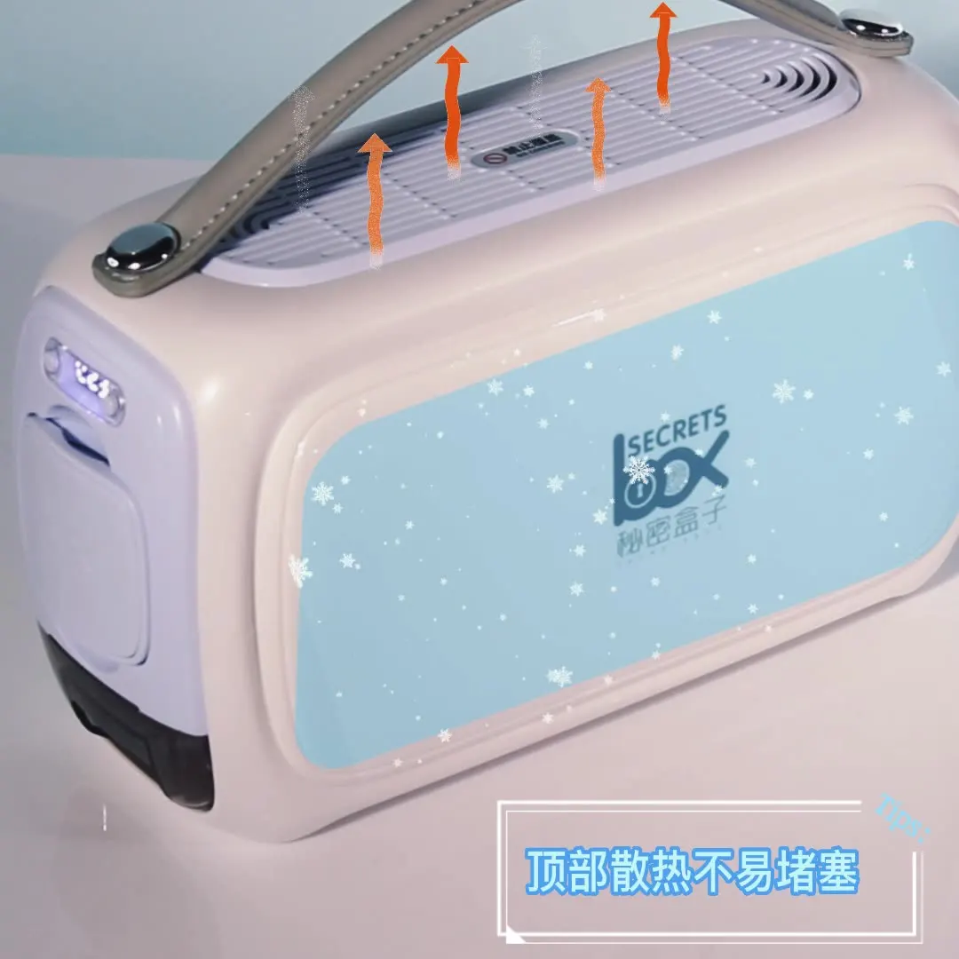Insulin Cooler Portable Medicine Rechargeable Battery Carry-on Home Car Mini Drug Fridge Diabetes Insuin Bag Reffer Medical Case Portable Refrigerator Medicine Refrigerator
