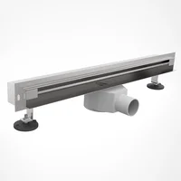 ท่อระบายน้ำติดผนังขนาด60ซม. 24นิ้วทำจากสเตนเลสสตีลในผนังระบายน้ำติดผนังห้องน้ำในห้องน้ำฝักบัวขนาดใหญ่ 2