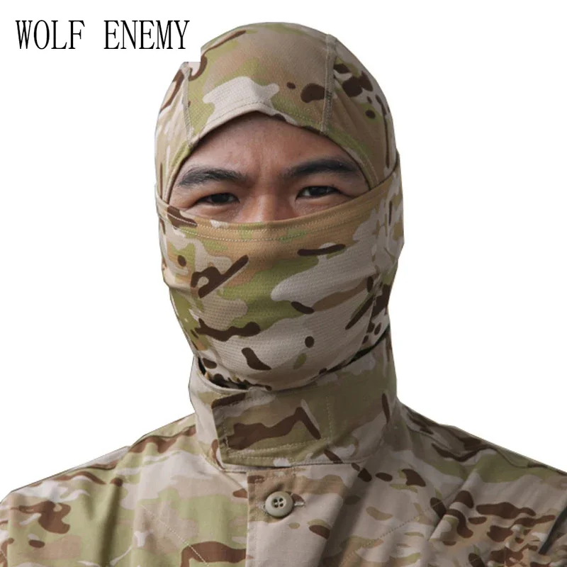 Hot Multicam Arid Tactical Nijia Balaclava/ MCA Full face soft Skullies & Beanies Hunting cap