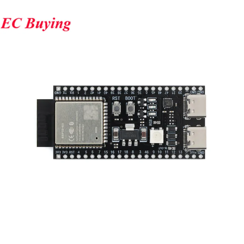 รูปสินค้า บอร์ดพัฒนา ESP32-S3 โมดูล Wi-Fi 2.4G และ Bluetooth เสริม Type-C