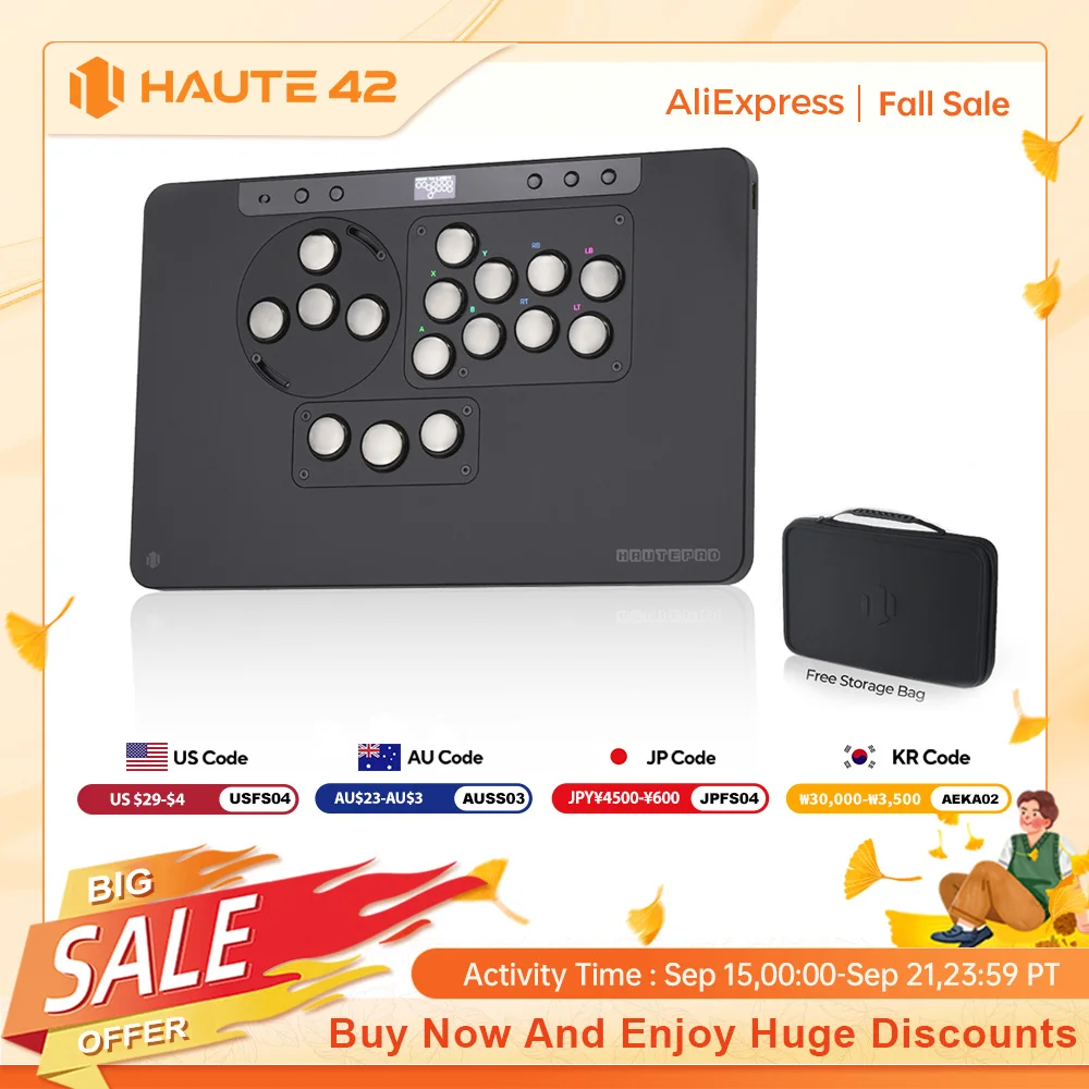 レバーレス Haute Pad XとBOOTER 5 PC、PS4、PS5、Hitbox、Ambient、RGB、PL/MXモジュール用の