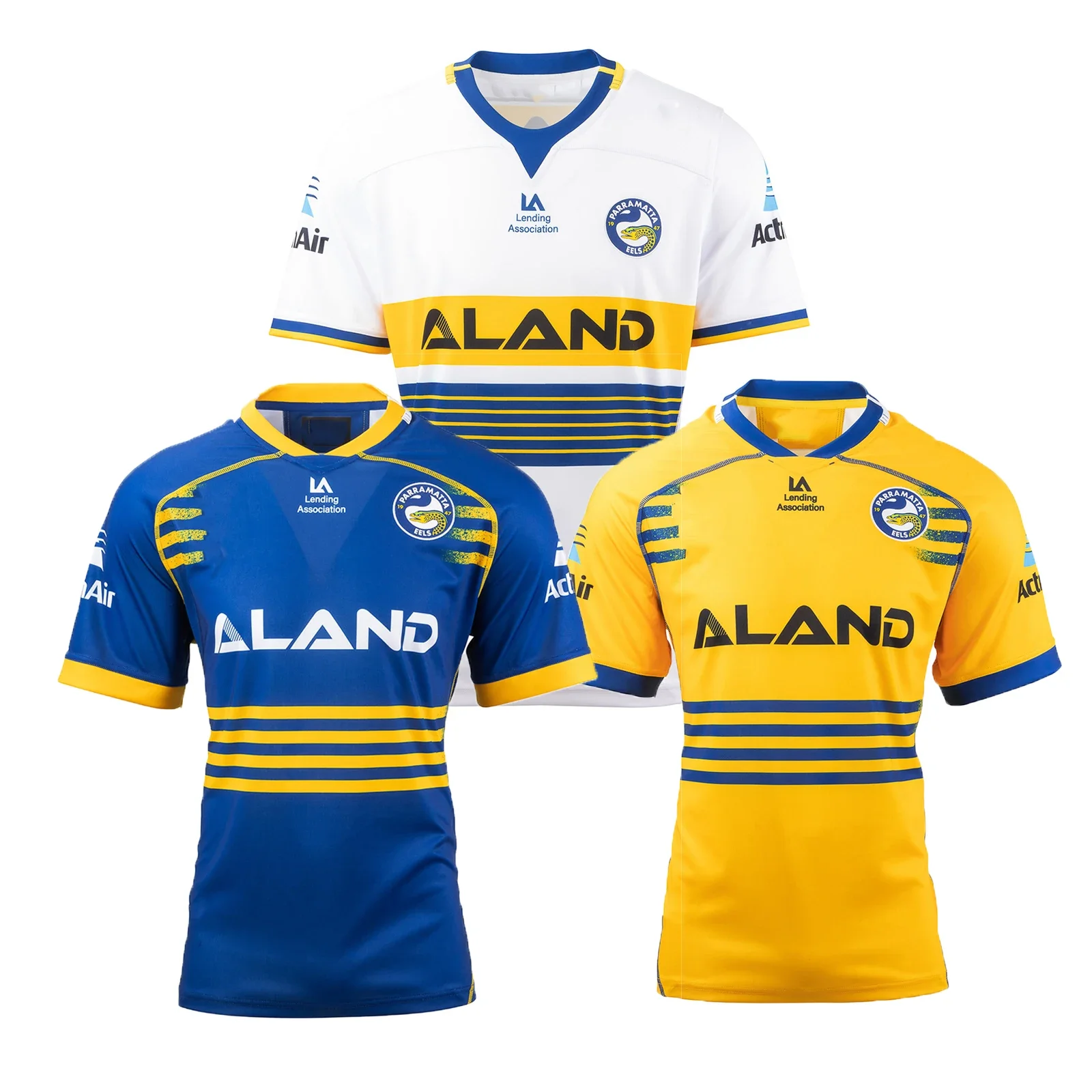 

Мужская Реплика Parramatta Eels 2022, Джерси для регби дома/отдыха/чередования