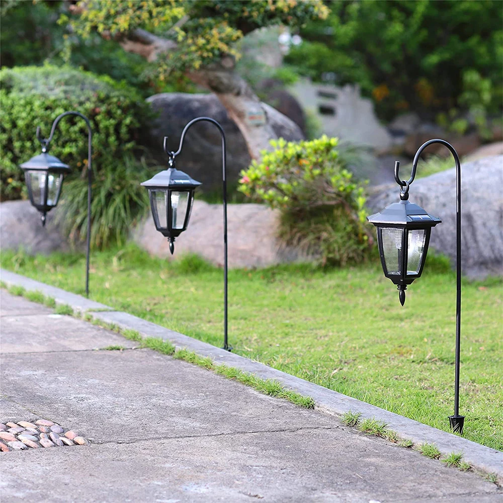 Solar Powered Light Retro Lantern Lamp Outdoor LED Garden Hanging Ligting Waterproof Decoration Lawn Yard Pathway Lighting outdoor solar spot lights