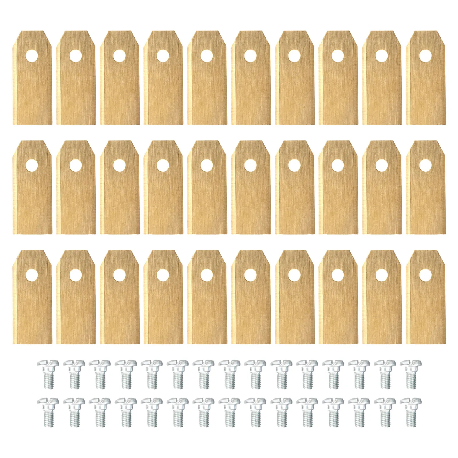 Premium-Ersatzklinge für Roboter-Rasenmäher-Set, 43 mm lang, Titanbeschichtung für bis zu 40 % mehr Mähzeit – Detail 28