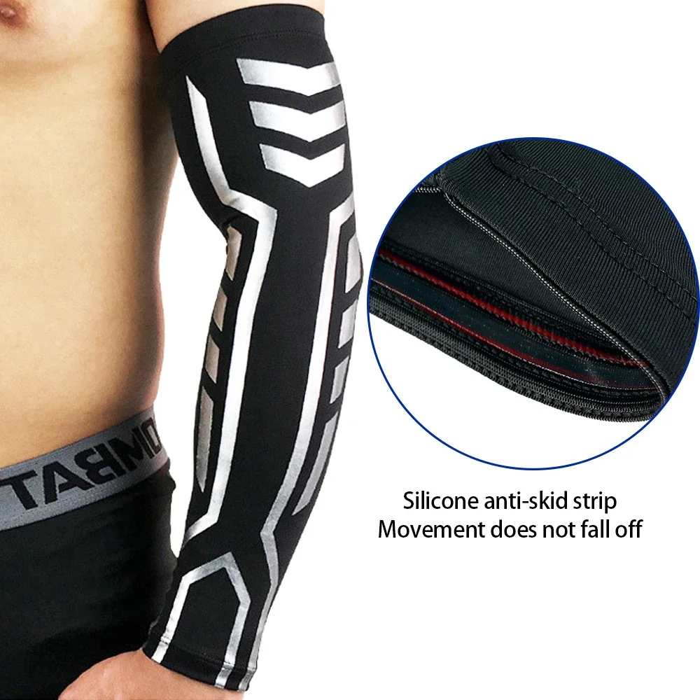 Sun Protection Arm Sleeves 1PC Sports Arm Compression Sleeve