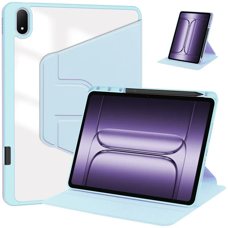 360 ° OnePlus Pad 3用回転ケース、ペンホルダー付き、OnePlus Pad 3