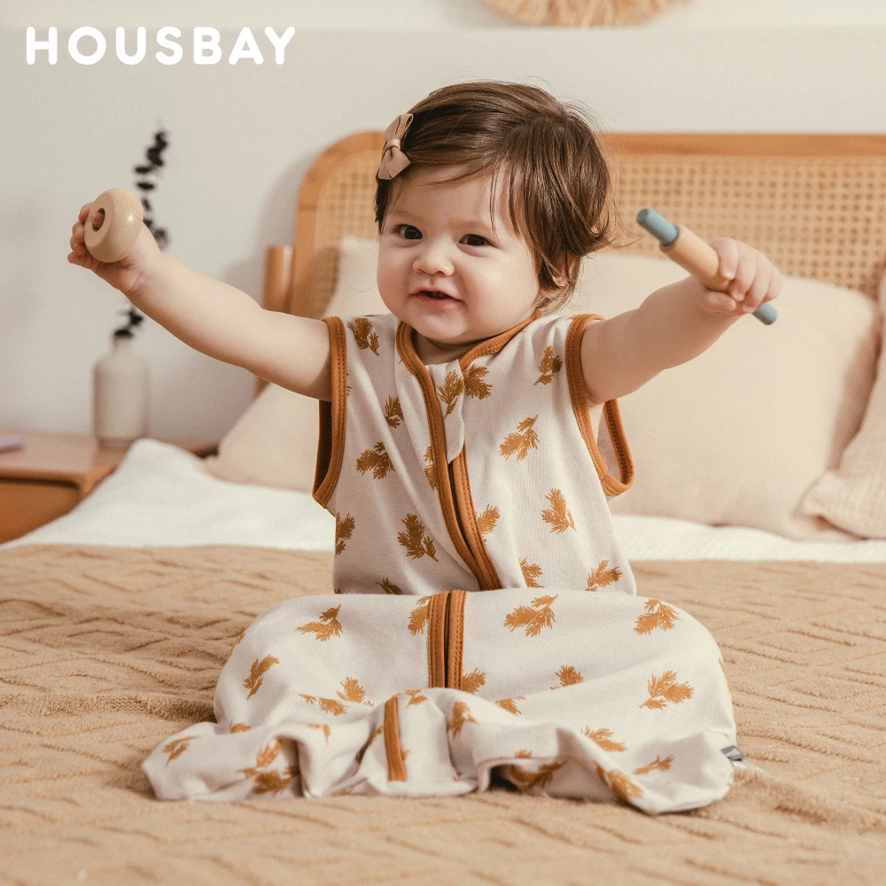 Sleeping Bag For Babies 3-24Months Boys Girls Summer Sleep Sack Vest Thin Breathable 0.5Tog 2-Ways Zipper Nappy Changing Baby Sleepsacks