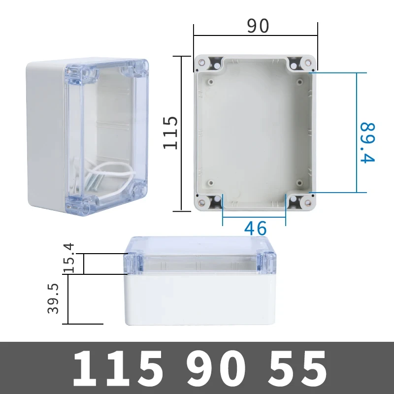 Waterproof Transparent Electronic Project Enclosure Box