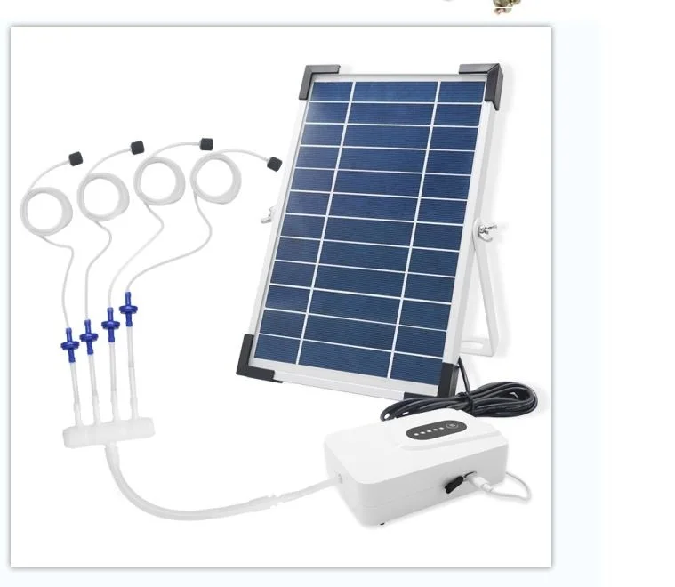 

Solar Powered Fish Pond Oxygenation Pump Household Fish Tank Silent Outdoor Charging Pond Fish Farming Recirculation Oxygen Pump