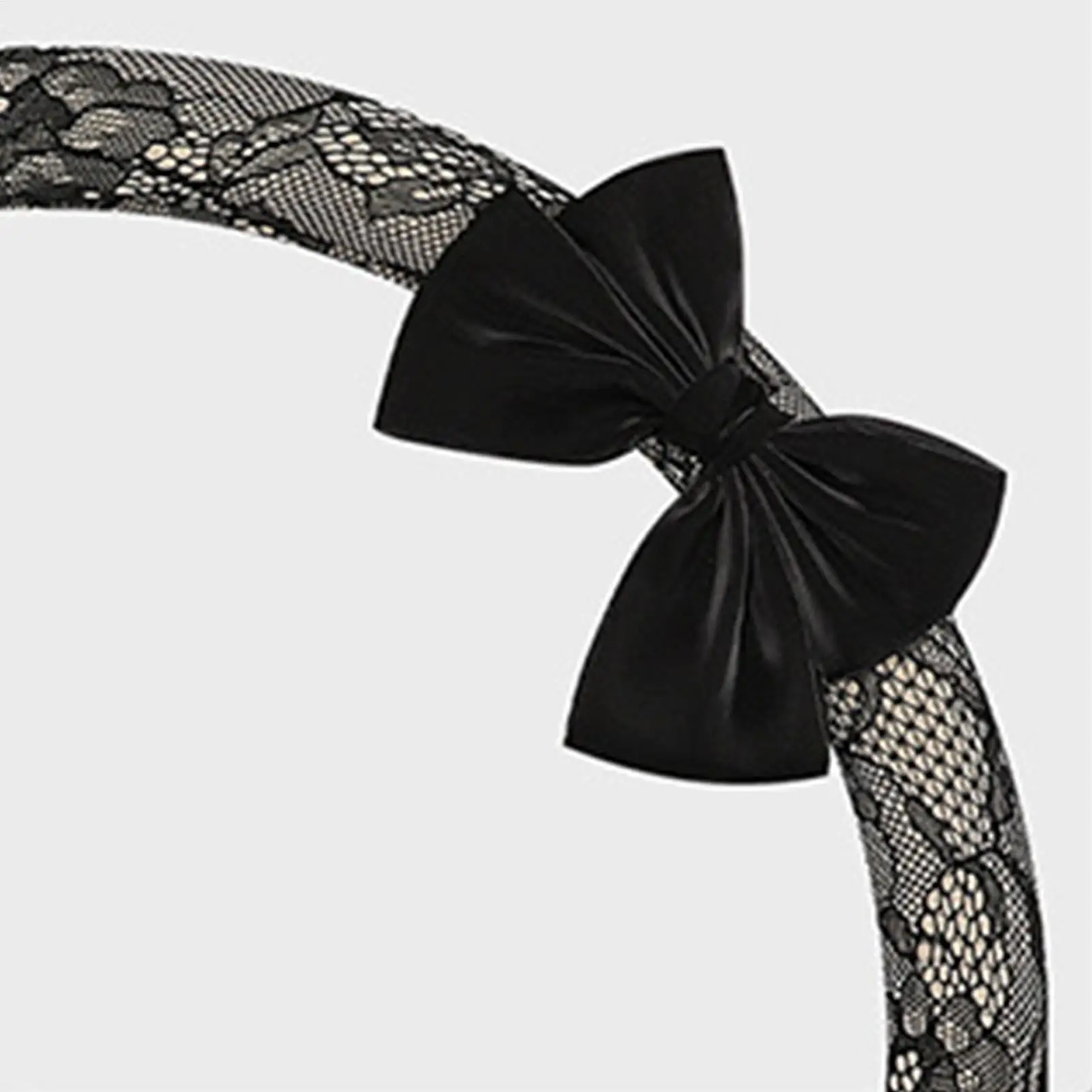 Coprivolante per Auto in Pizzo con Fiocco Carino 38cm Universale Antiscivolo Traspirante Accessori Decorativi per Interni Auto da Donna - immagine 4